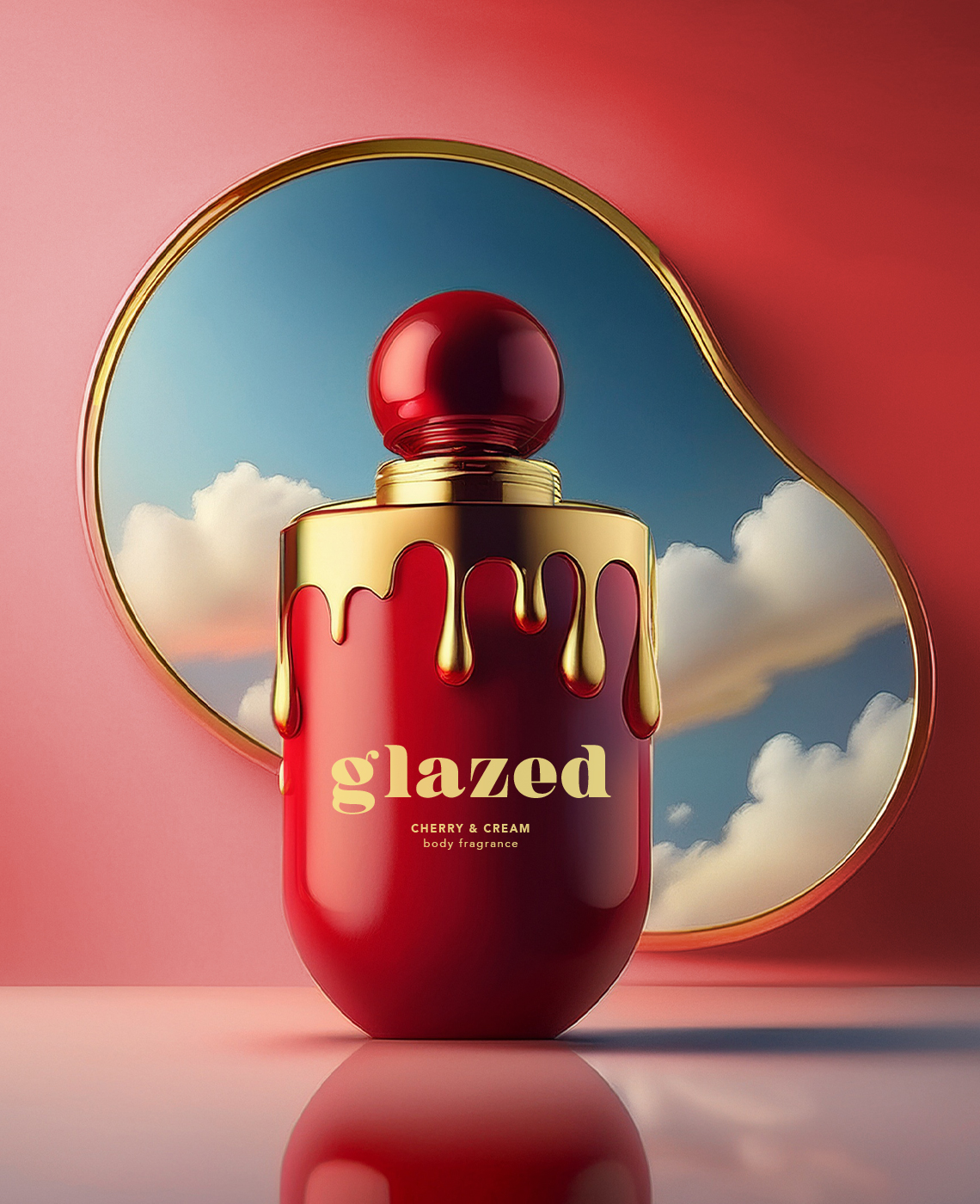 Glazed-bottle